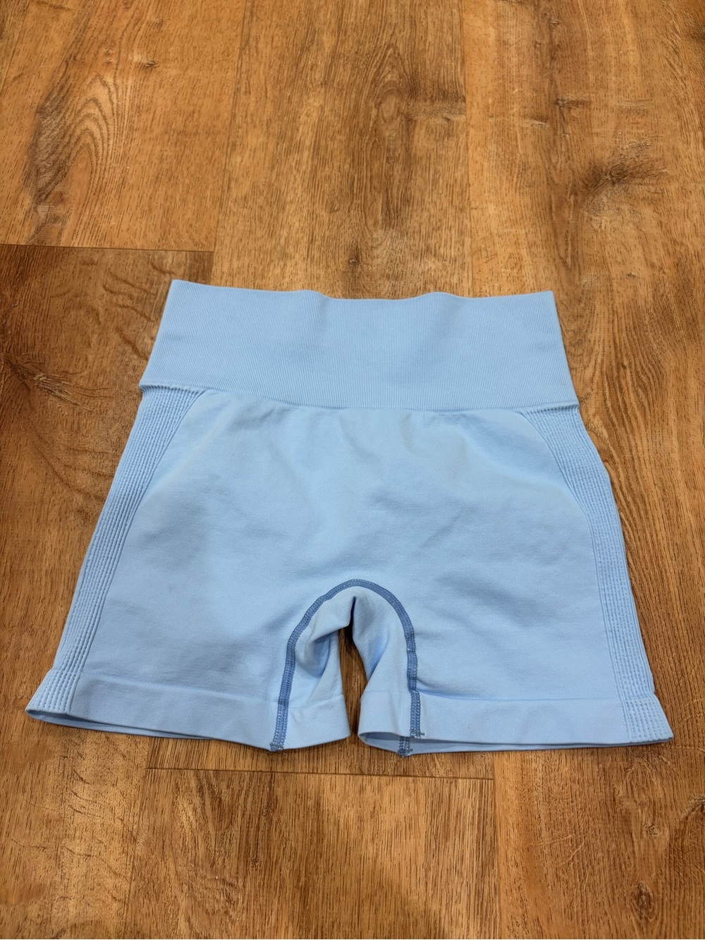 Amazon Light Blue Seamless Active Shorts